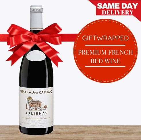 Premium French Red Wine Gift-Wrapped