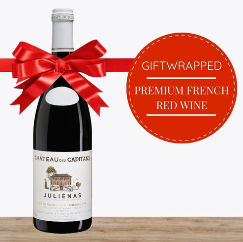 Premium French Red Wine Gift-Wrapped