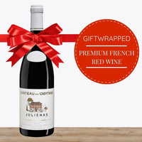 Premium French Red Wine Gift-Wrapped