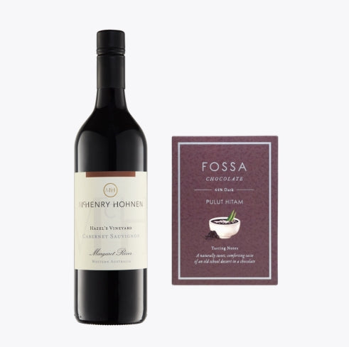 Premium Red Wine & Gourmet Chocolate - Gift Box & Wrapped