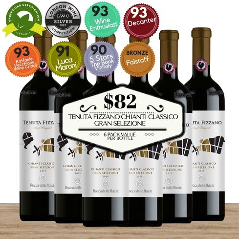 Tenuta Fizzano Chianti Classico Gran Selezione - Tuscany, Italy 6 Pack Value