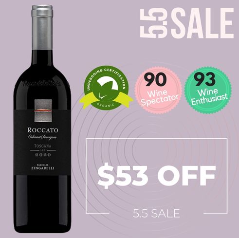 Roccato Toscana "Super Tuscan" Cabernet Sauvignon 2020 - Tuscany, Italy