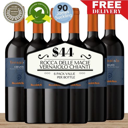 Rocca delle Macie Vernaiolo Chianti - Tuscany, Italy 6 Pack Value
