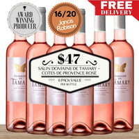 Salin Domaine de Tamary ~ Cotes de Provence Rosé 2022 ~ Provence, France - 6 Pack Value