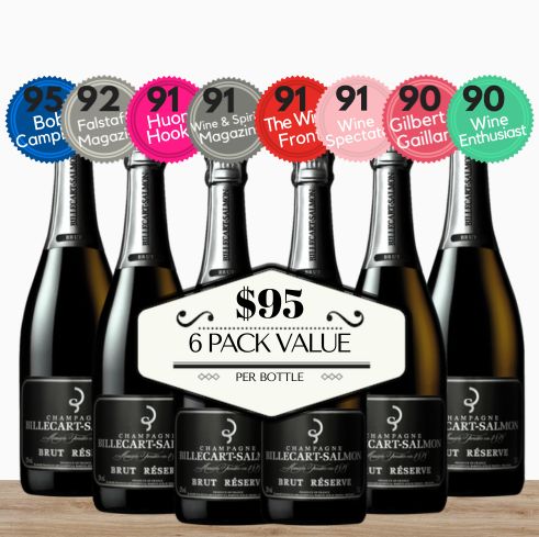 Billecart Salmon Brut Reserve NV Champagne, France ~ 6 PACK VALUE