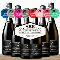 Billecart Salmon Brut Reserve NV Champagne, France ~ 6 PACK VALUE