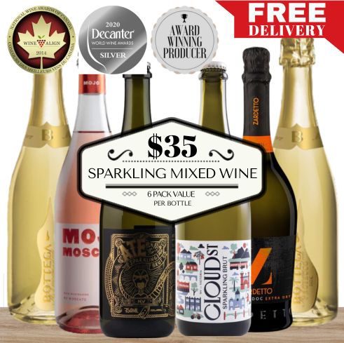 Sparkling Mixed Wine - 6 Pack Value