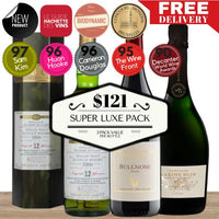 Super Luxe Pack - Premium Champagne, Scottish Whisky & New Zealand Red Wine - 3 Pack Value