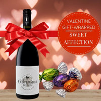Sweet Affection – Red Wine & Italian Pralines Gift-Wrapped