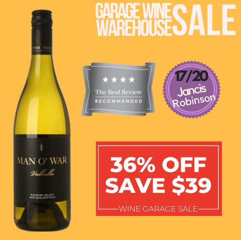 Man O' War Valhalla Chardonnay 2021 ~ Waiheke Island, New Zealand