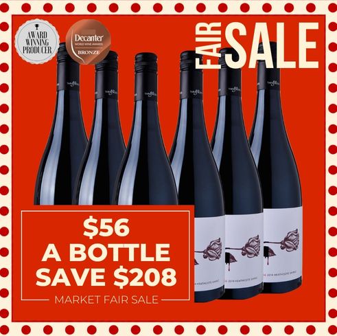 Tar & Roses The Rose Shiraz - Heathcote Victoria, Australia 6 Pack Value