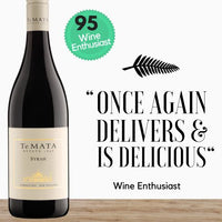 Te Mata Estate Vineyard Syrah - Hawkes Bay, New Zealand