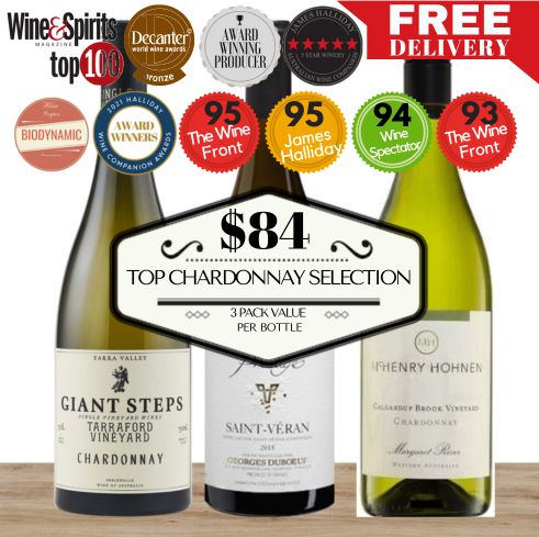 Top Chardonnay Selection - 3 Pack Value
