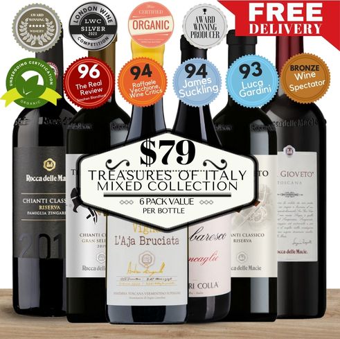 Treasures of Italy – Mixed Wine Selection