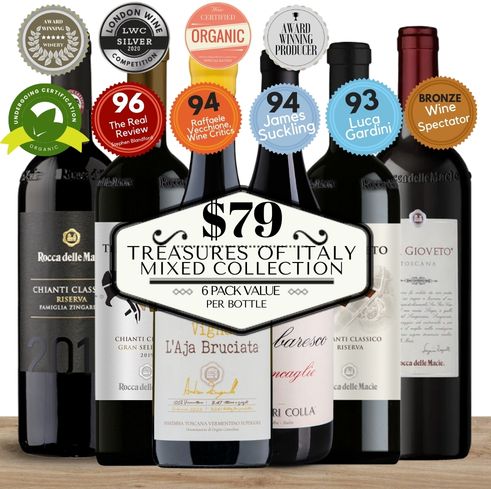 Treasures of Italy – Mixed Wine Selection