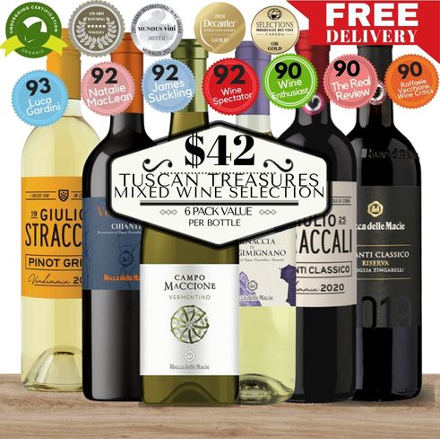 Tuscan Treasures – Mixed Wine Selection