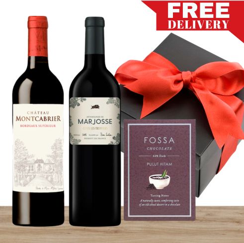 Twin Treats – Father’s Day Red Wine & Chocolate Gift Box
