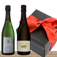 Two Premium Champagne Gift Box & Wrapped