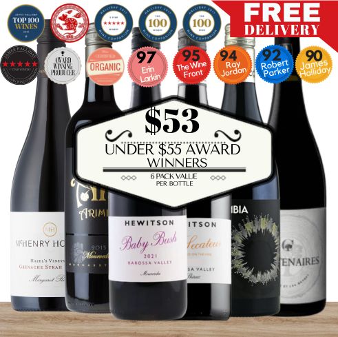 Under $55 Award Winners - 6 Pack Value