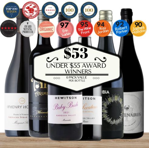 Under $55 Award Winners - 6 Pack Value