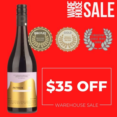 Patrick of Coonawarra Two Blocks Pinot Noir  2019 ~ Coonawarra, South Australia