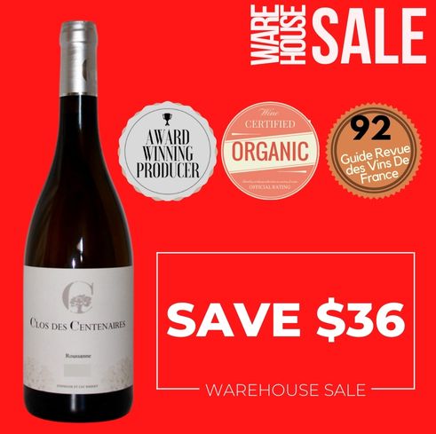 Clos des Centenaires Roussanne White (Organic) - Southern Rhone, France