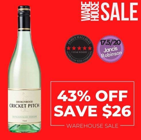 Brokenwood Cricket Pitch Semillon Sauvignon Blanc ~ Hunter Valley, Australia