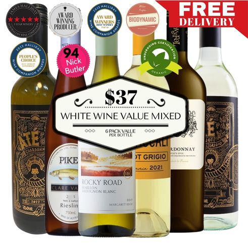 White Wine Value Mixed - 6 Pack Value