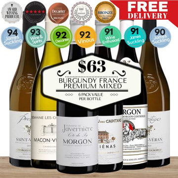 Burgundy France Premium Mixed Wine - 6 Pack Value