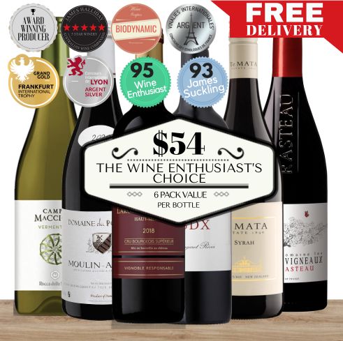 The Wine Enthusiast’s Choice – 6 Bottle Collection