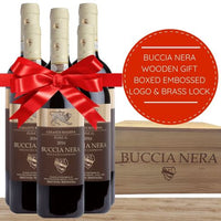 Buccia Nera Tenuta Di Campriano Chianti Riserva - Tuscany, Italy Premium Wooden Box & Wrapped