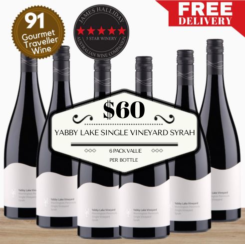 Yabby Lake Single Vineyard  Syrah 2019 - Victoria, Australia - 6 Pack Value