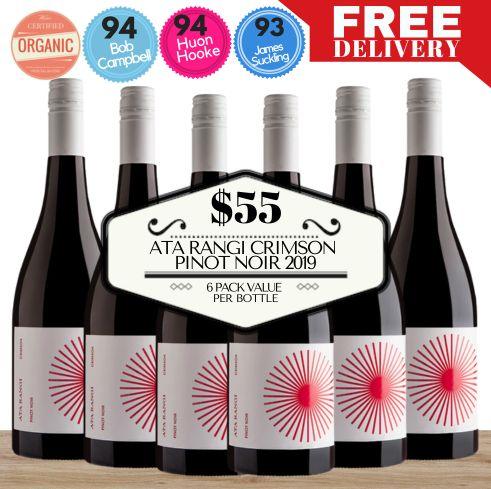 Ata Rangi Crimson Pinot Noir (Organic) ~ Martinborough, New Zealand ~ 6 pack value