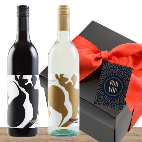 Aussie Red & White Wine Gift Box
