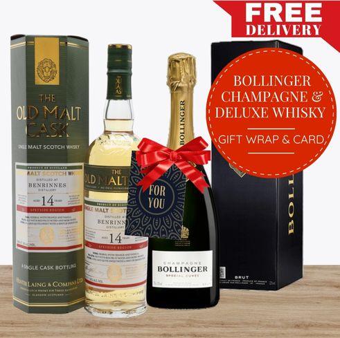 Bollinger Champagne & Deluxe Whisky Gift Pack