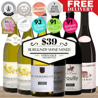 Burgundy France Wine Mixed - 6 Pack Value