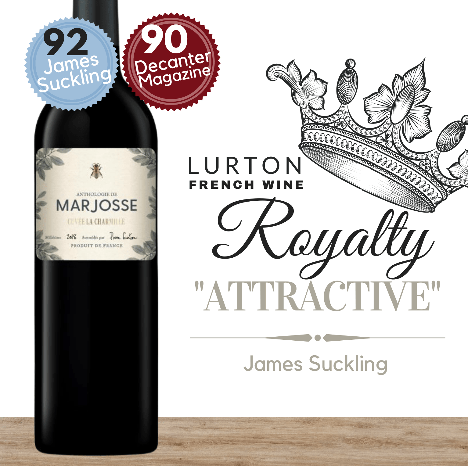 Chateau Marjosse Pierre Lurton Cuvee Charmille Rouge - Bordeaux, France