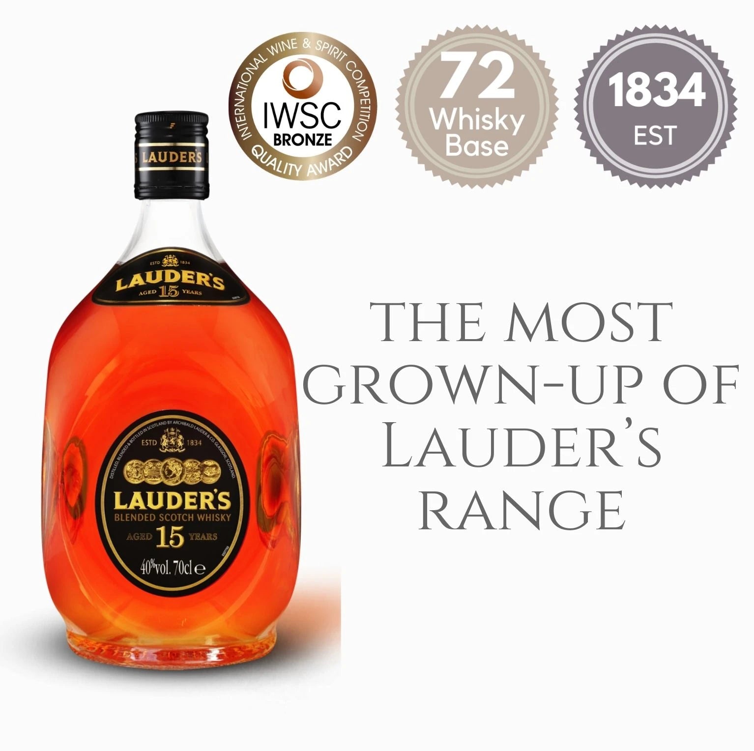 LAUDER’S AGED 15 YEARS ~ SCOTLAND