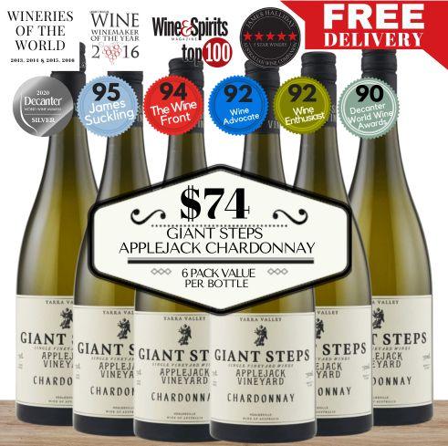 Giant Steps Applejack Chardonnay ~ Yarra Valley, Australia ~ 6 pack value