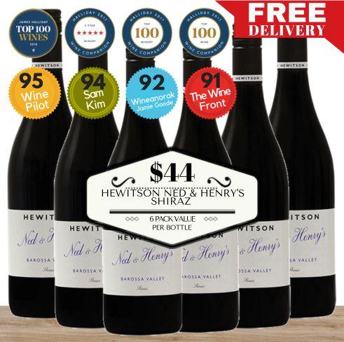 Hewitson Ned & Henry’s Shiraz 2019 ~ Barossa Valley, South Australia - 6 Pack Value - Pop Up Wine