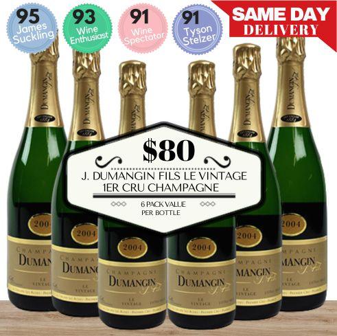 J. Dumangin Fils Le Vintage 1er Cru Champagne - 6 Pack Value