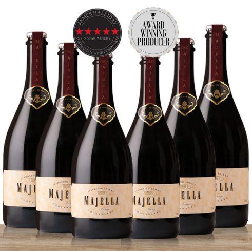 Majella Sparkling Shiraz ~ Coonawarra South Australia - 6 Pack Value