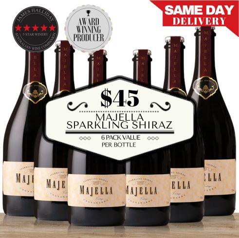 Majella Sparkling Shiraz ~ Coonawarra South Australia - 6 Pack Value