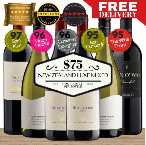 New Zealand Luxe Mixed Wine - 6 Pack Value