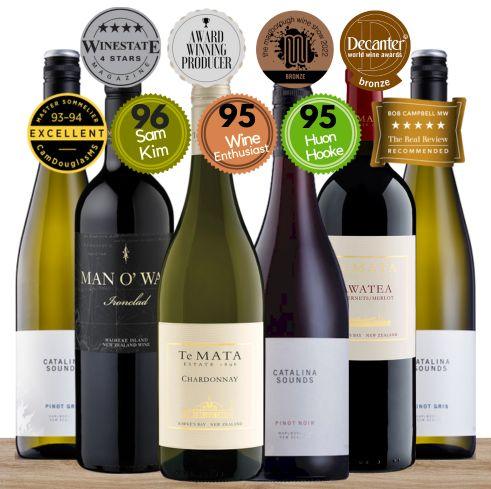 New Zealand Premium Mixed Wine - 6 Pack Value