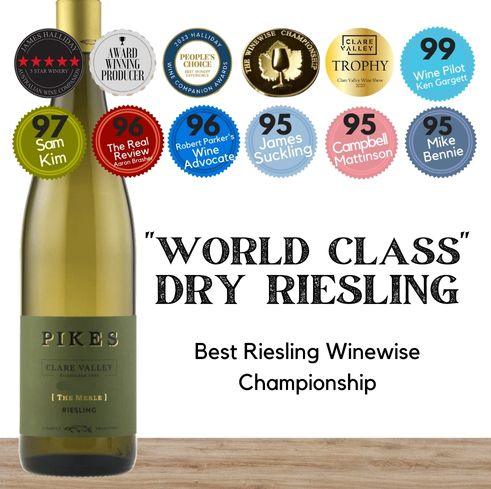 Pikes The Merle Riesling 2022 - Clare Valley, Australia - Pop Up Wine