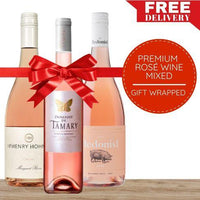 Premium Rosé Wine Mixed Gift Wrapped