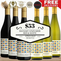 Swinney Vineyards Mixed Red & White Wine - 6 Pack Value