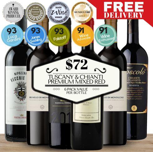 Tuscany Premium Mixed Red - 6 Pack Value