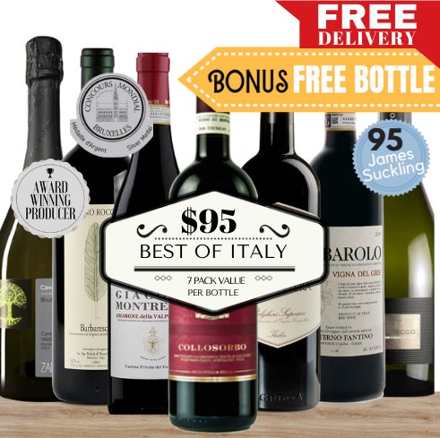 Best of Italy ~ Value 7 Pack - Bonus Free Bottle